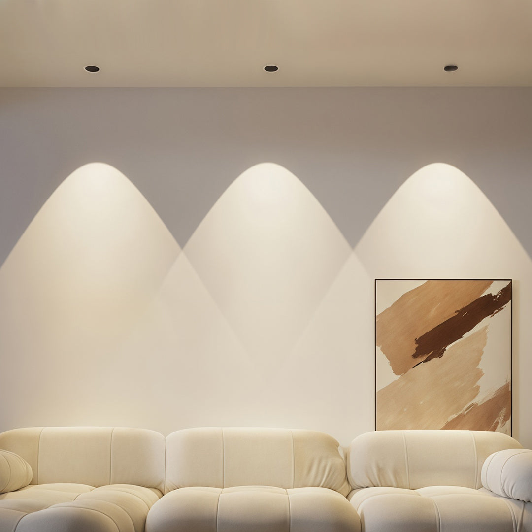 Deep Recessed COB Full-Spectrum Accent Spotlight — Aluminum & Acrylic, 7W / 10W, 3000K / 4000K, 60mm, 30° Adjustable