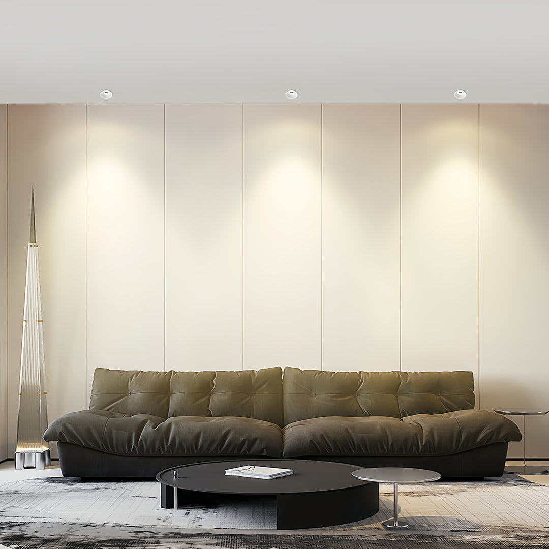 Trimless Round Recessed Downlight — Integrated LED, 7W–15W, UGR≤9 Anti-Glare, 3000K–6000K, Ra≥98