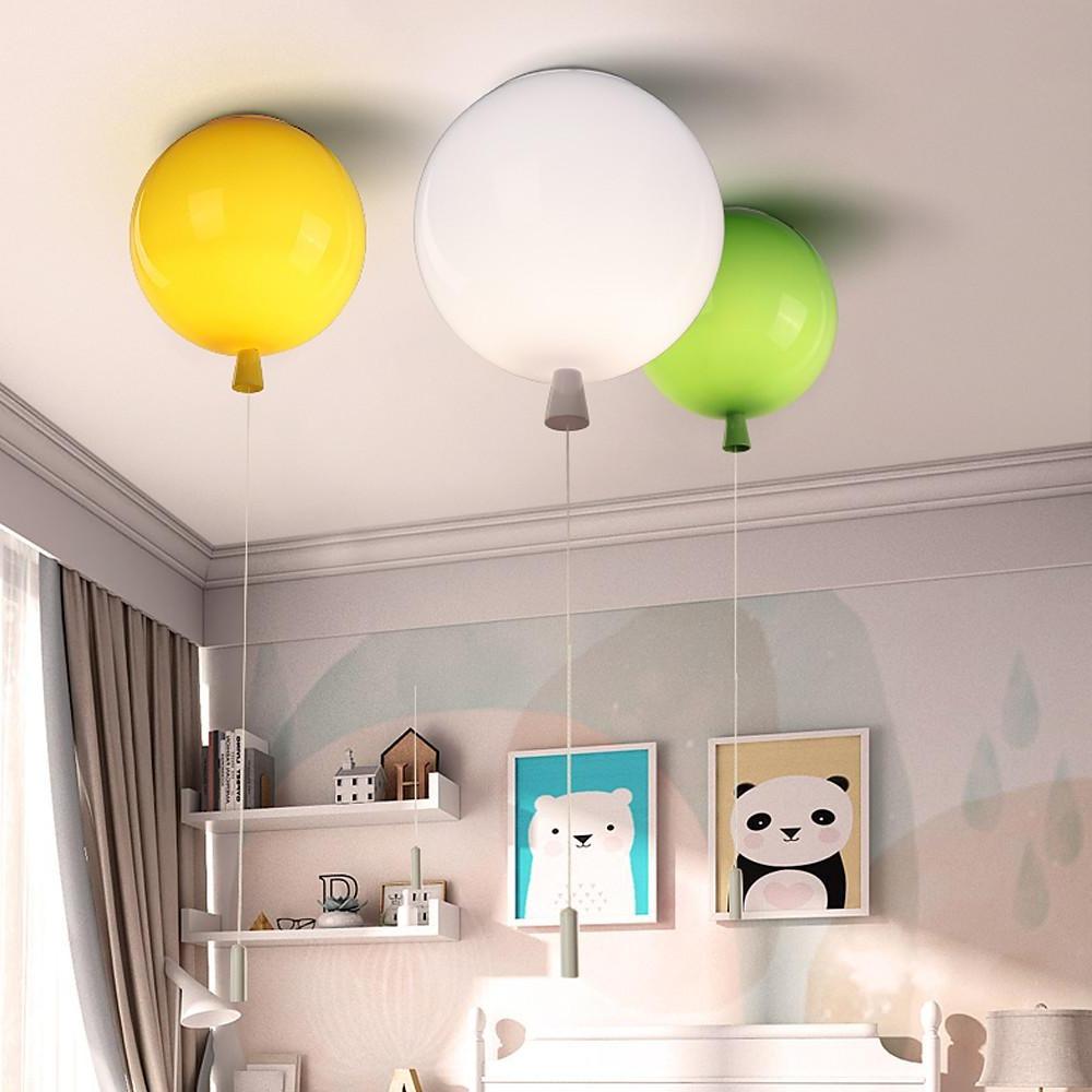 Air Balloon Flush-Mount Ceiling Light — Acrylic, LED, 1-Light, 8" or 12", 3000K / 6000K