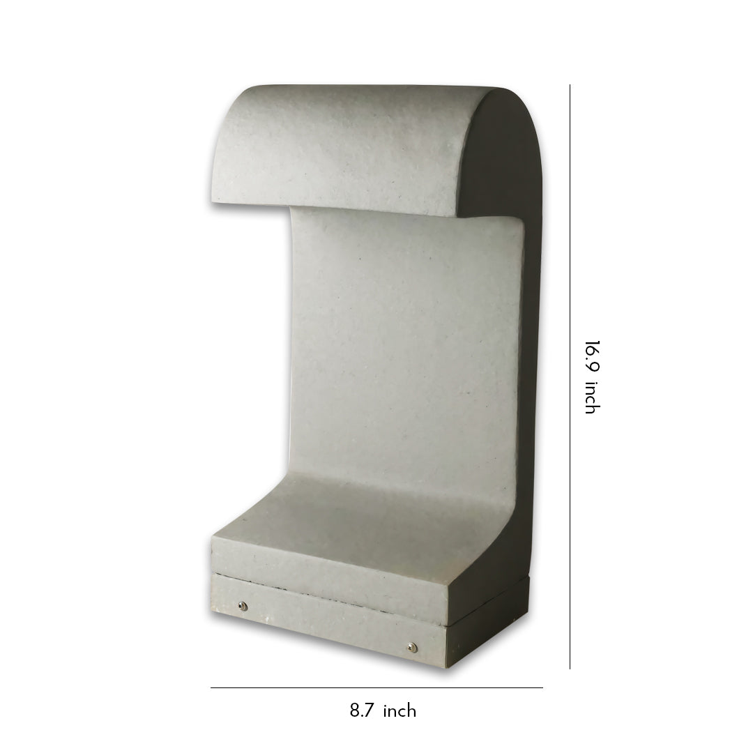 Retro Cement Outdoor Landscape Wall Light — 5W LED, DC24V, IP65, Ra90, Warm White
