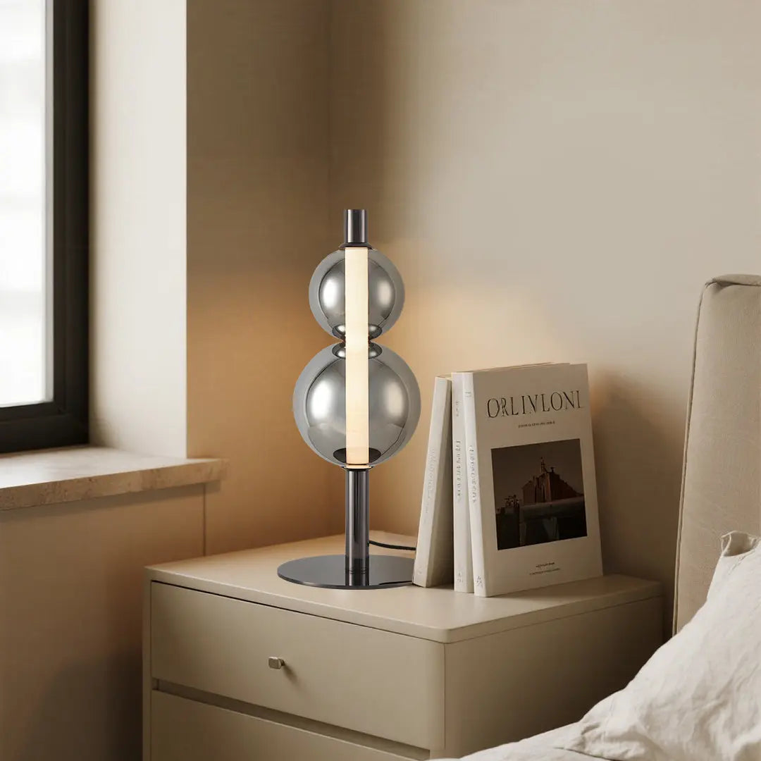 Modern Minimalist Art Table Lamp - Full Spectrum Eye-Care Design Luxe