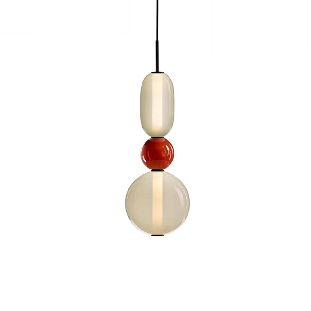 Stained Glass Mini Pendant Light — Metal, 1-Light LED, 4000K, 71" Adjustable Cord