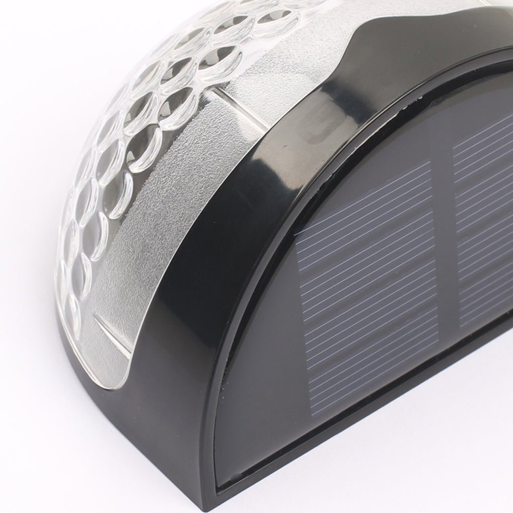 set of 4 solar led stair lights outdoor wall mounted garden step lights