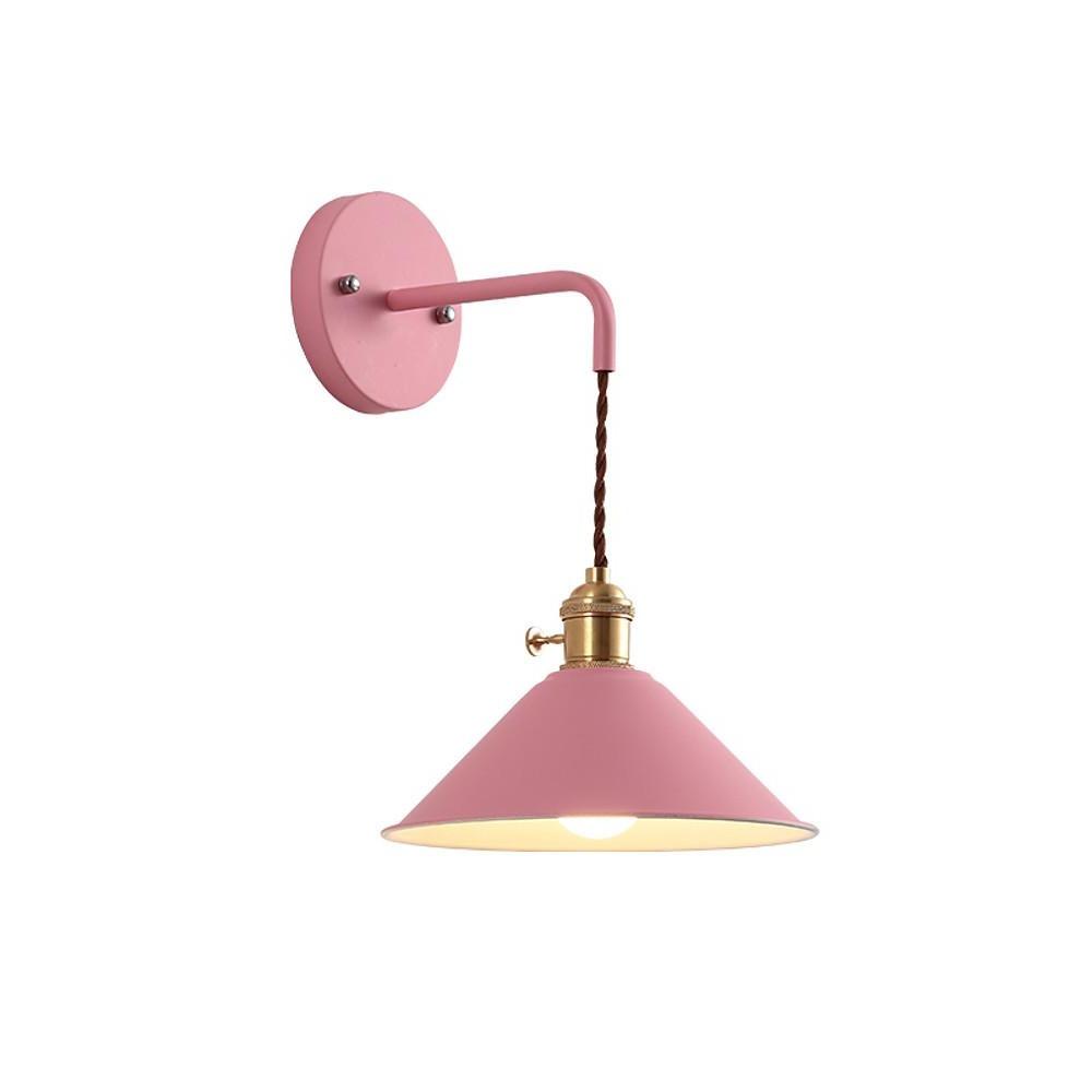 Funnel-Shaped Diffused Wall Sconce — Painted Metal, 1-Light LED, 9" Diameter