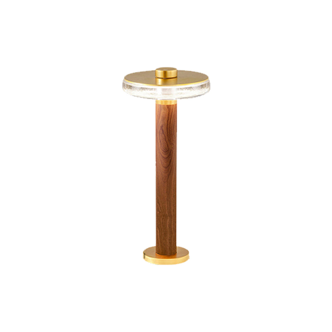 Gold Landscape Path Light — Die-Cast Aluminum, White Acrylic Shade, 12W LED, IP65, 3 Heights
