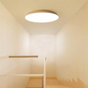 Bowl-Shaped LED Flush Mount — Iron and Acrylic, 17"–24.4", 3000K / 6000K / Dimmable with Remote