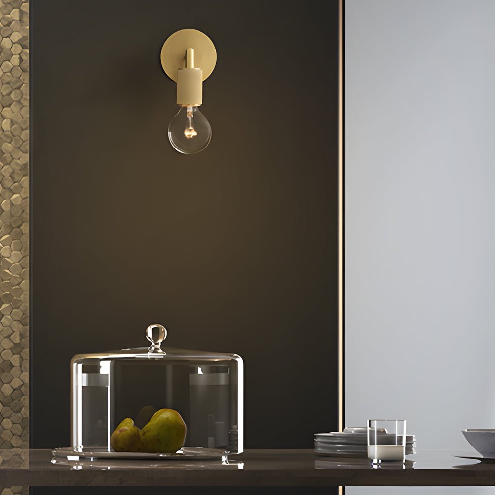 Postmodern Wall Sconce — Glass Shade, Hardwired, LED, 3000K Warm White, Multiple Shade Shapes