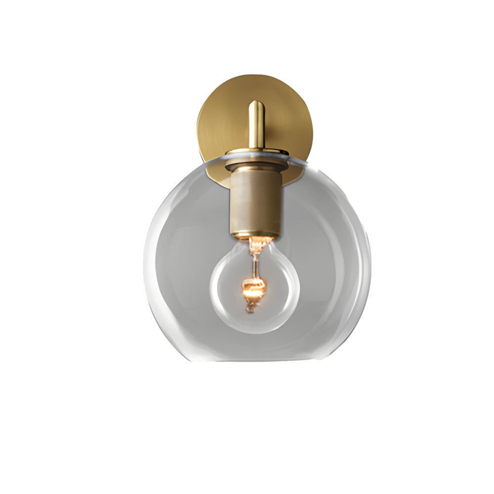 Postmodern Wall Sconce — Glass Shade, Hardwired, LED, 3000K Warm White, Multiple Shade Shapes