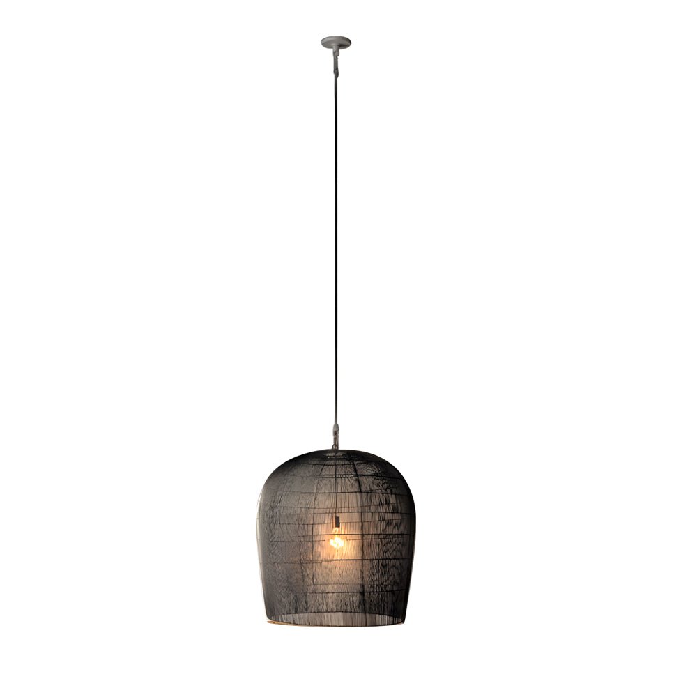 Wabi-Sabi Zen Lantern Chandelier — Woven Iron, Handcrafted, E27, 3000K Warm White, 12.2" or 20.1"