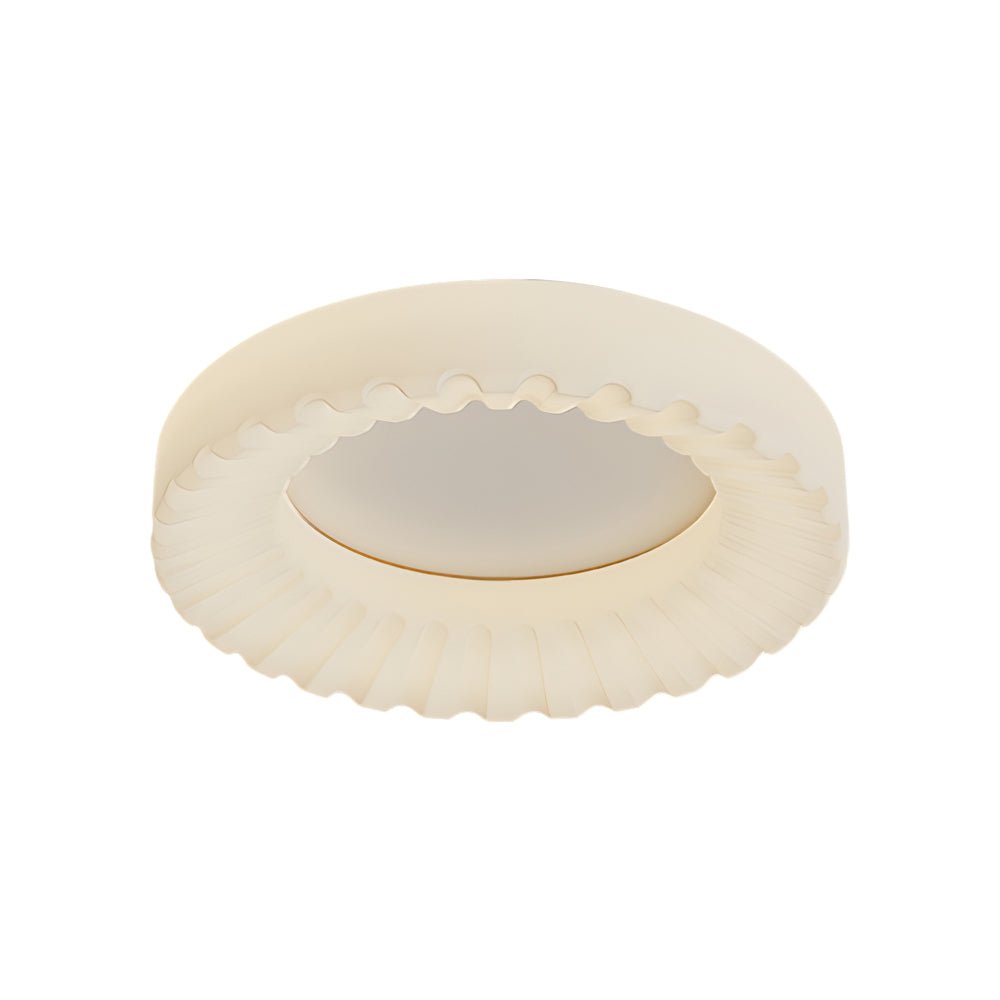 Modern Round Acrylic LED Ceiling Light Fixture with Three-Step Dimming