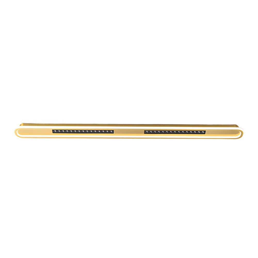 modern ceiling light fixture with simple rounded rectangular design and three step dimming
