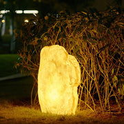 simulated stone resin led landscape lighting decorative outdoor lawn lamp