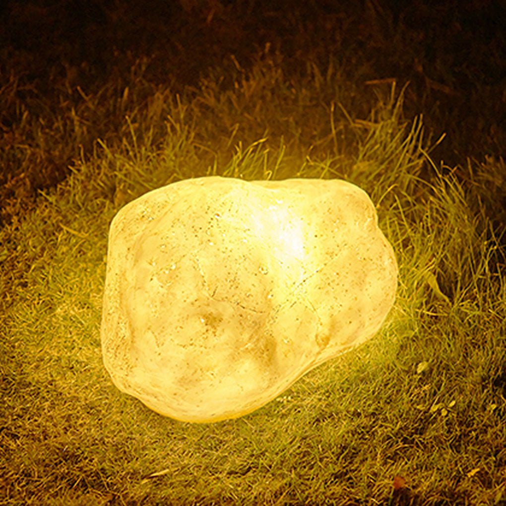 simulated stone resin led landscape lighting decorative outdoor lawn lamp