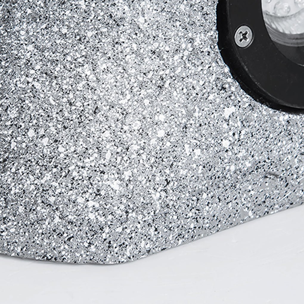 Stone-Inspired Outdoor Garden Light — Resin, Warm White LED, IP54 Weatherproof