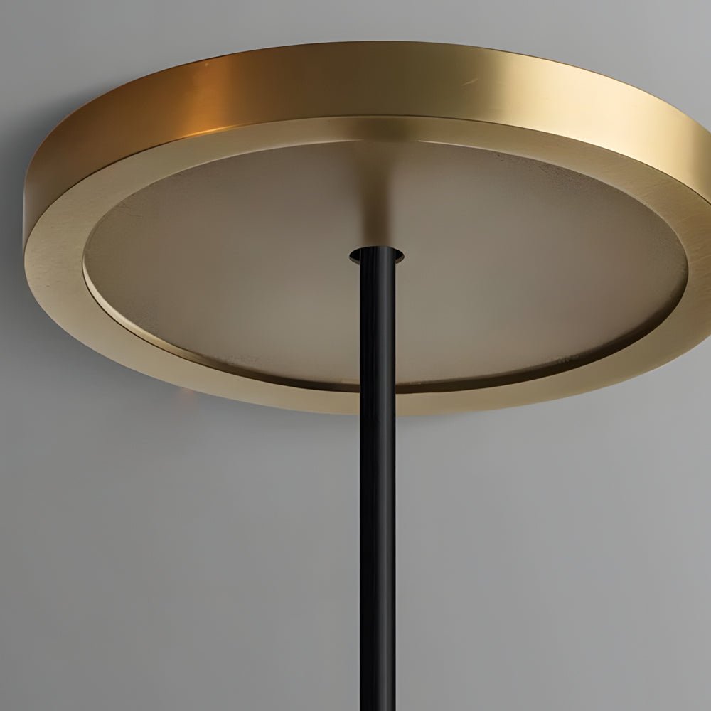 single clear geometric pendant light with crystal accents