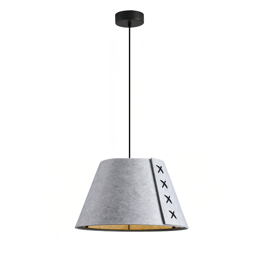 Acoustic PET Felt Bowl Pendant — Modern, E27, 13"–21" in 6 Colors, Sound-Absorbing