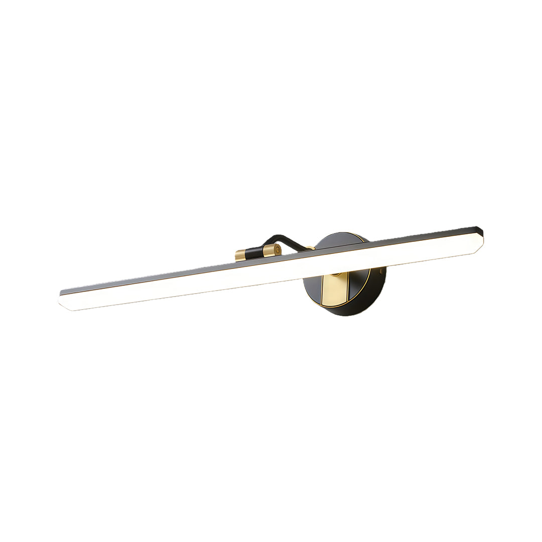 Linear LED Bathroom Vanity Light Bar — Copper, Black or Gold, Three-Color Temperature, Small / Medium / Large