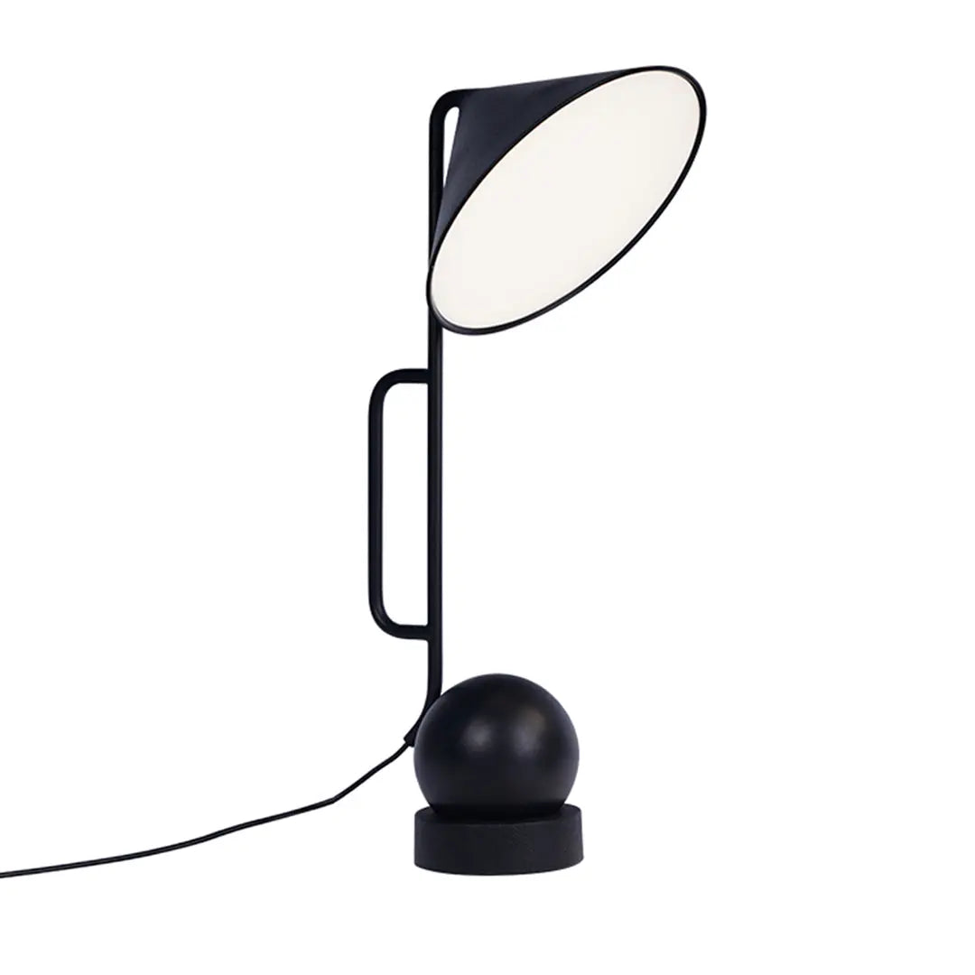 Creative LED Black Metal Desk Lamp - Industrial Style Study Light Luxe