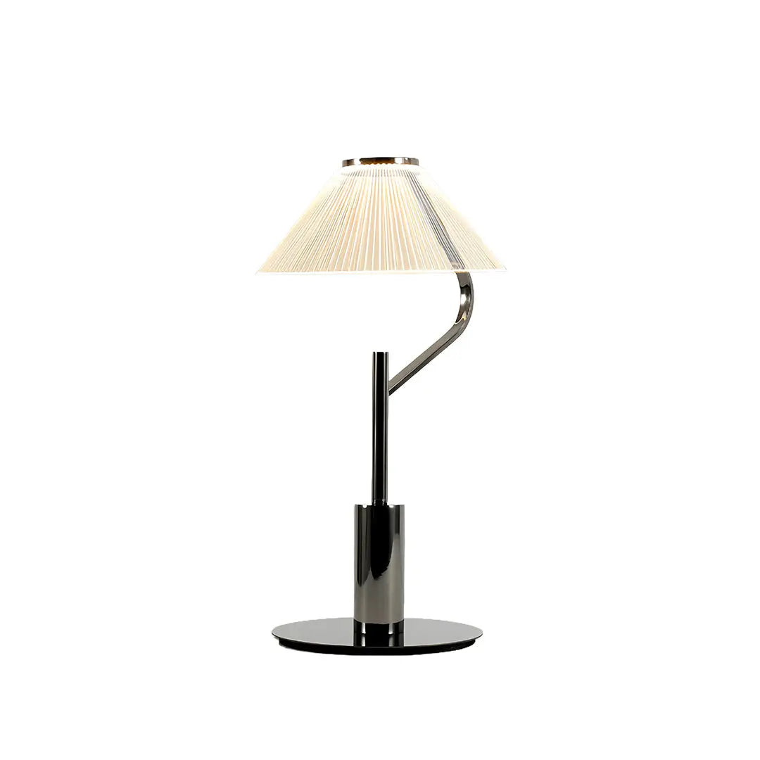 Elegant Chrome Metal Floor Lamp with Acrylic Design - Luxury LED Standing Light Luxe
