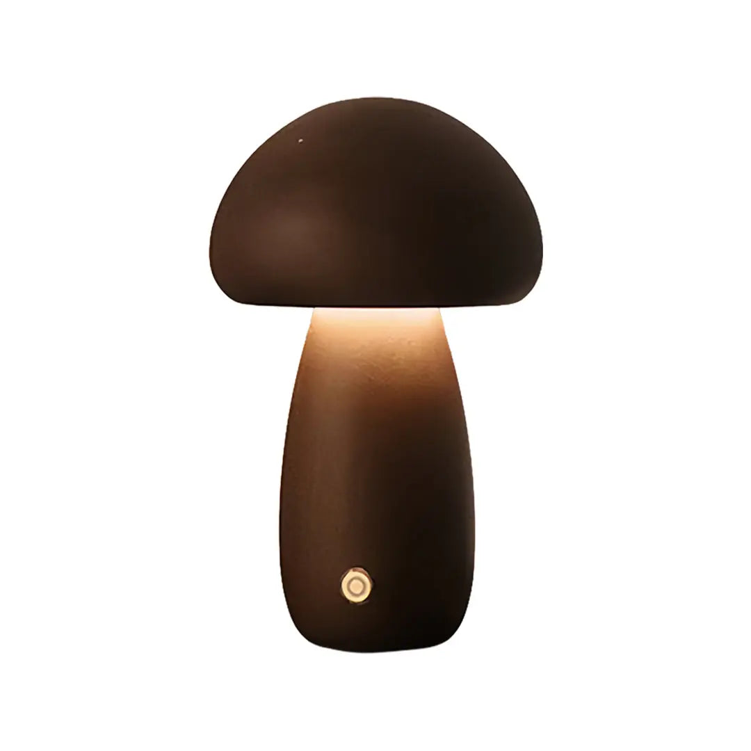 Simple LED Decorative Table Lamp - Mushroom Design for Nighttime Use Luxe