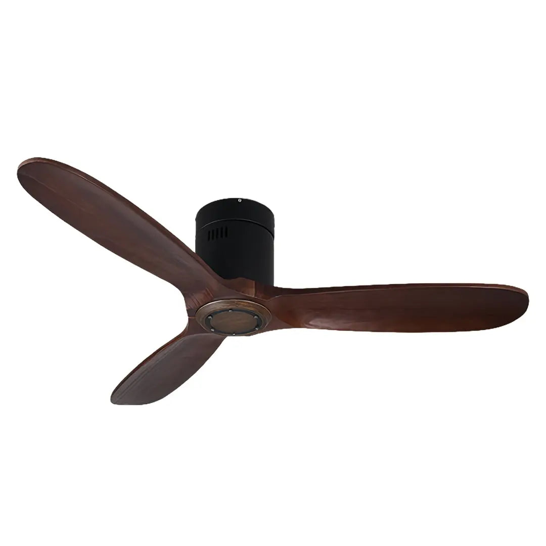 3-Blade Ceiling Fan with Light and Remote Control - Quiet DC Motor Design Luxe