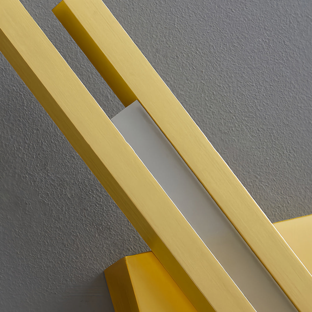 Geometric Diamond Linear Wall Sconce — Copper & Acrylic, 9W/10W/16W, 3-Step Dimming (3000K/4500K/6000K), Black/Gold Finish