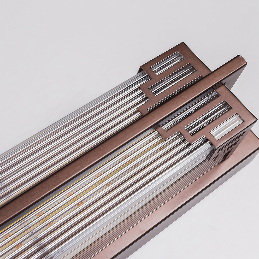 Linear Outdoor Wall Sconce — Stainless Steel, LED, IP54, 19" / 24" / 35"