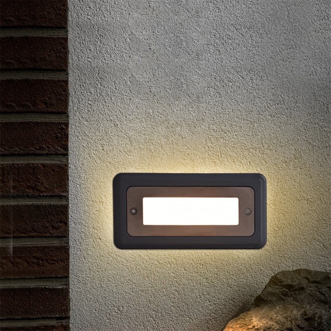 Minimalist Recessed Step Lights — Stainless Steel & Aluminum, OSRAM LED, 3W/5W, 3000K, IP65 Weatherproof