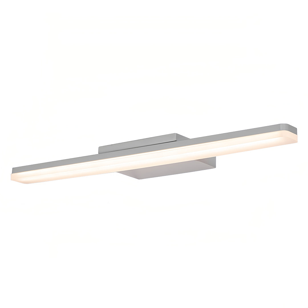 Minimalist Bathroom Vanity Light Bar — White Aluminum, 12W LED, 4200K Neutral Light