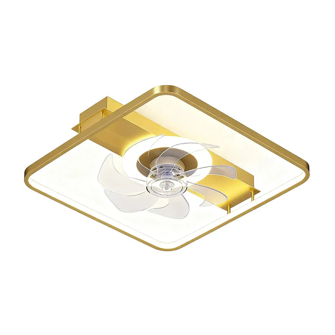 Ultra-Quiet LED Ceiling Fan with Light - Minimalist Design Luxe