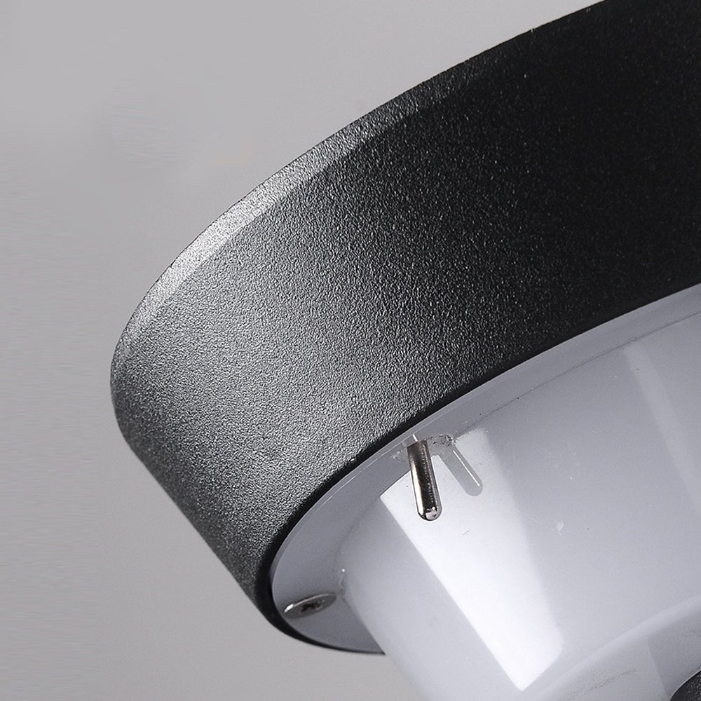 Cylinder Solar Path Light — Black Aluminum, LED, Adjustable Spike or Base, IP65, 3000K