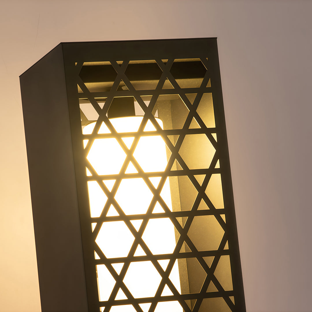 Modern Outdoor Bollard Light — Stainless Steel, Solar / Hardwired, IP65, LED, 3 Sizes