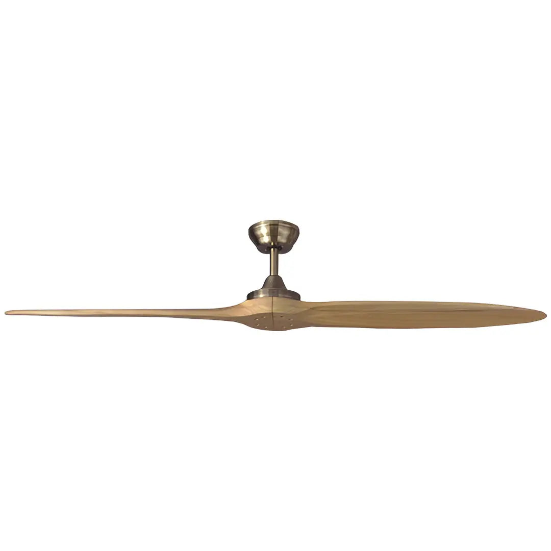 Modern Large Wood Propeller Ceiling Fan with Remote Control Luxe