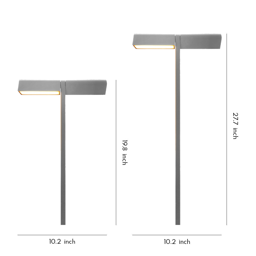 Dual-Head Adjustable Aluminum LED Path Light — 10W, IP65 Weatherproof, 19.8" or 27.7", 2700K–3999K