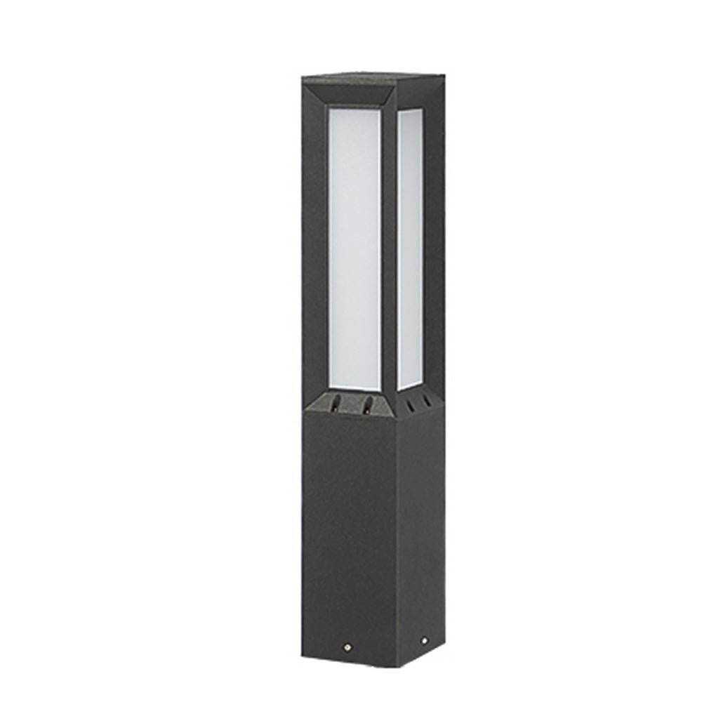 sleek weatherproof classic led tall bollard lights for landscape path lighting