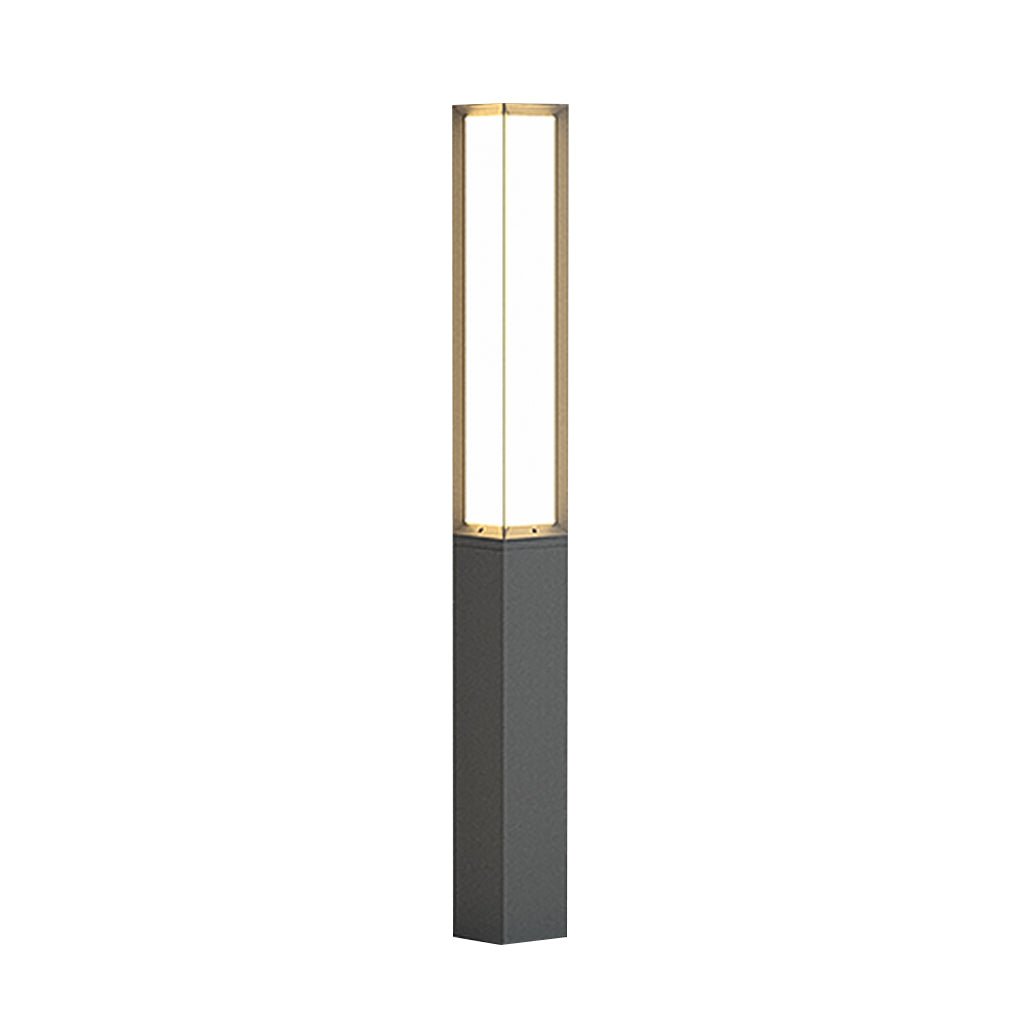 sleek weatherproof classic led tall bollard lights for landscape path lighting