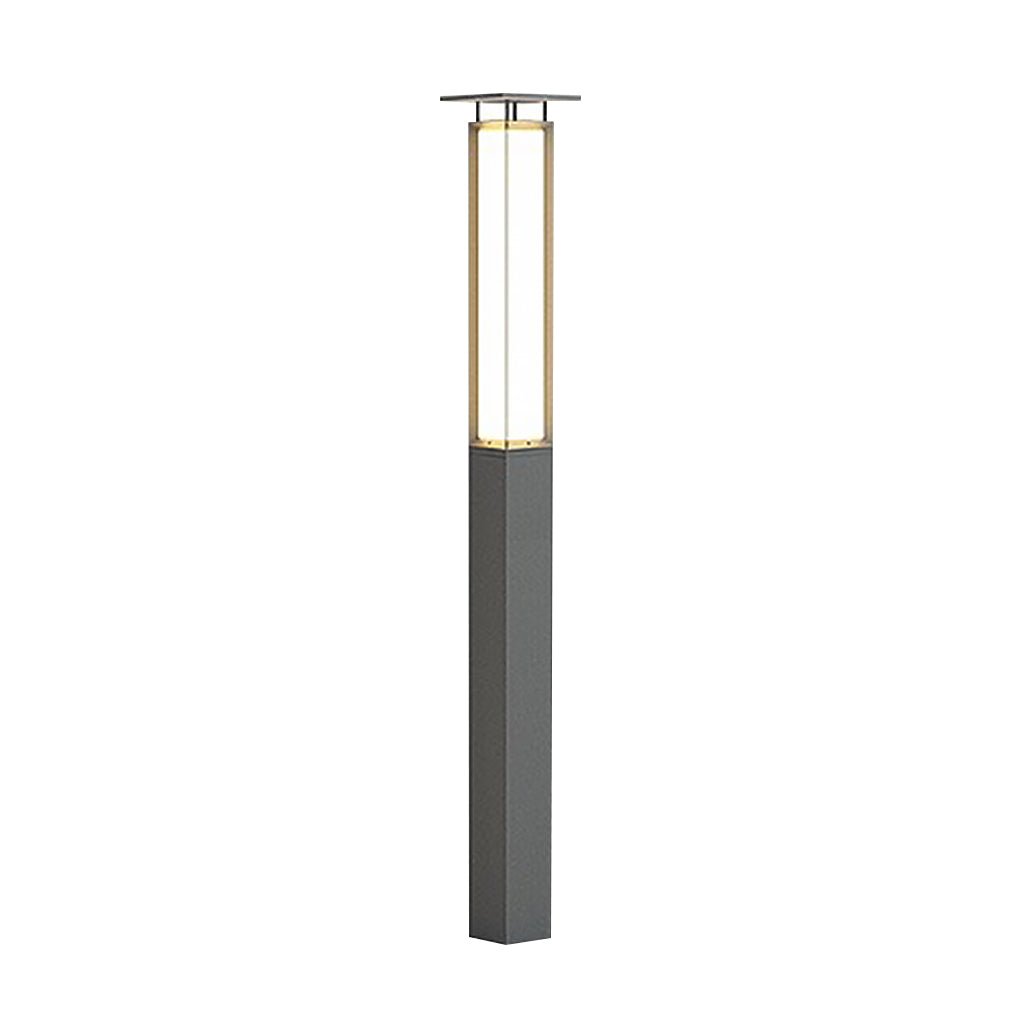 sleek weatherproof classic led tall bollard lights for landscape path lighting