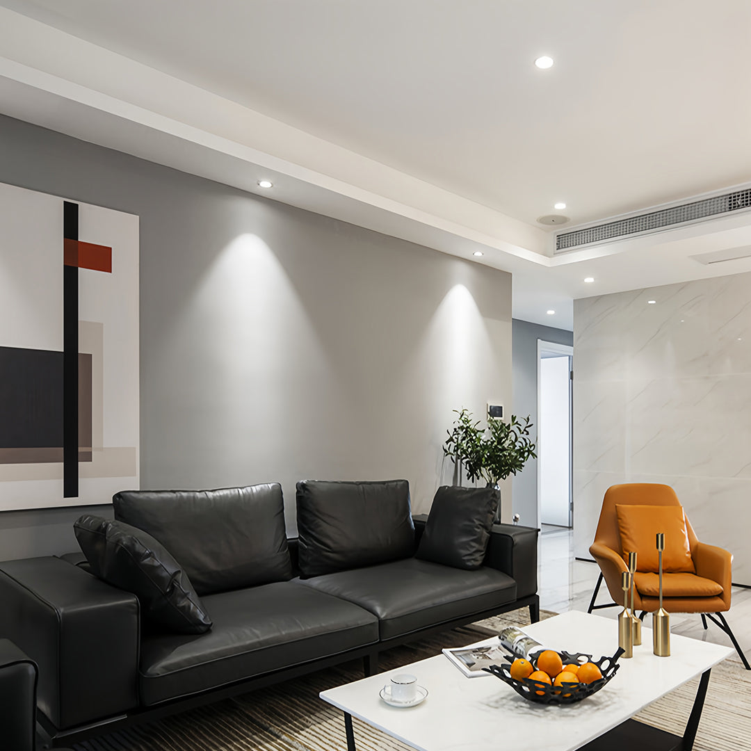 Minimalist Adjustable Recessed Downlight - Anti-Glare LED Ceiling Light