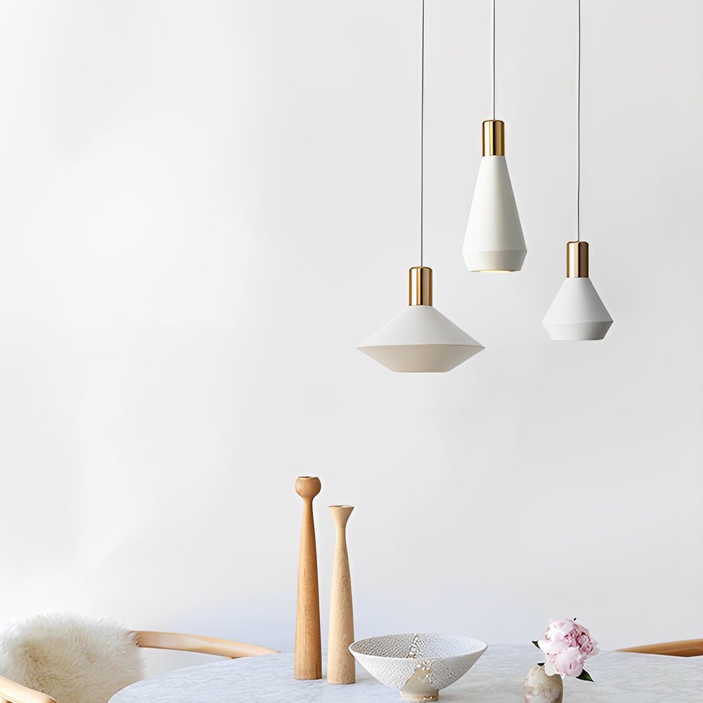 small post modern chandeliers creative aluminum and iron pendant lights