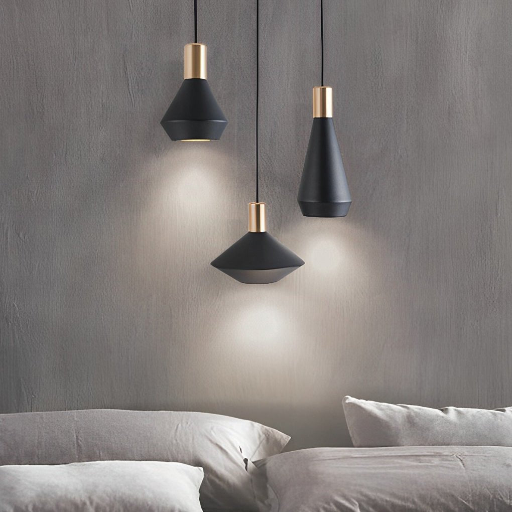 small post modern chandeliers creative aluminum and iron pendant lights