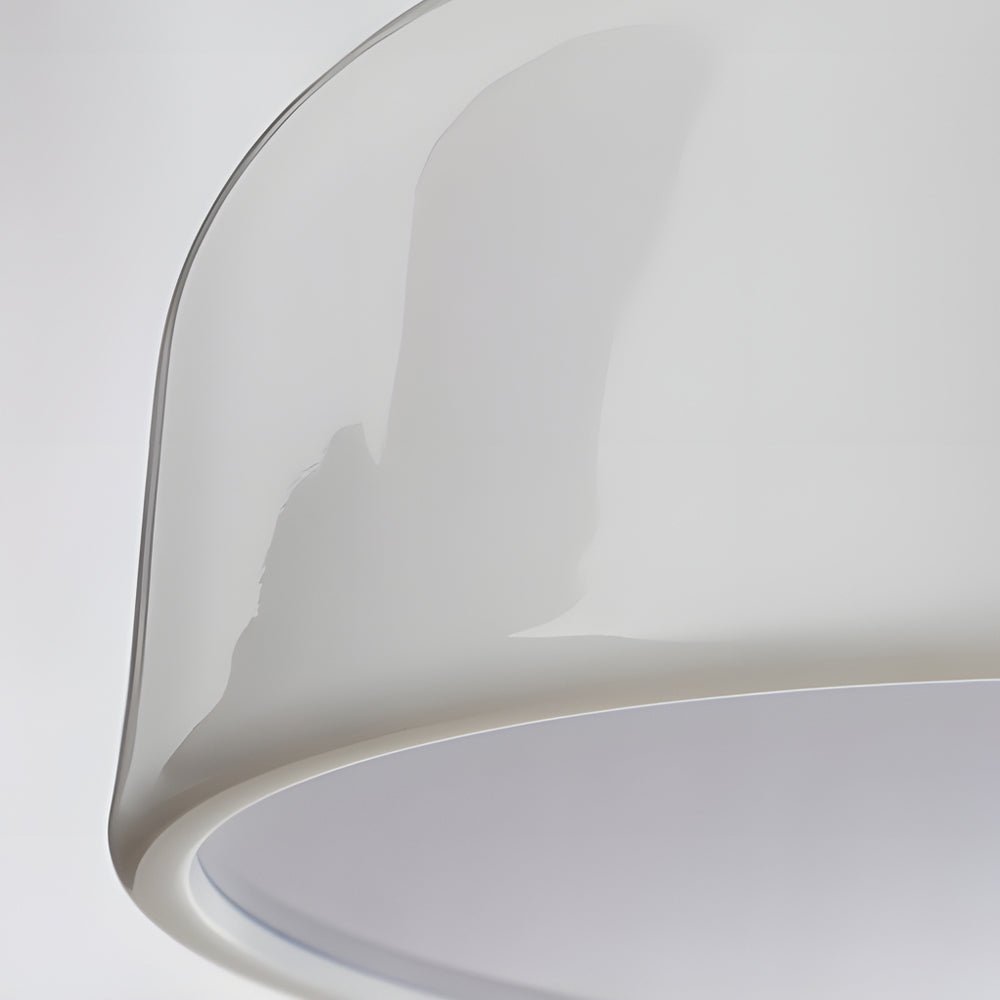 Smithfield Round Pendant Light — Aluminum & Acrylic, 3-Step Dimming LED, Black or White, 13.8" / 18.9" / 23.6"