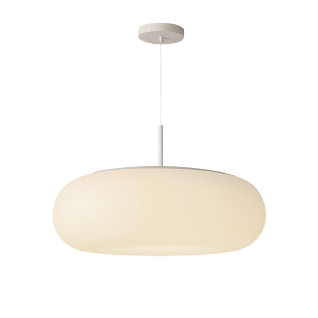 Minimalist Contemporary LED Pendant — Iron, PE Shade, 20/35/50cm, 12–36W, 3-Step Dimming, Pendant or Ceiling-Mount