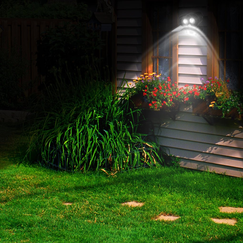 Adjustable Solar LED Outdoor Wall Lamp - Wall Sconces and Flood Light