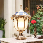 solar led outdoor pier mount post light 146 to 177 inches blackbronze finish
