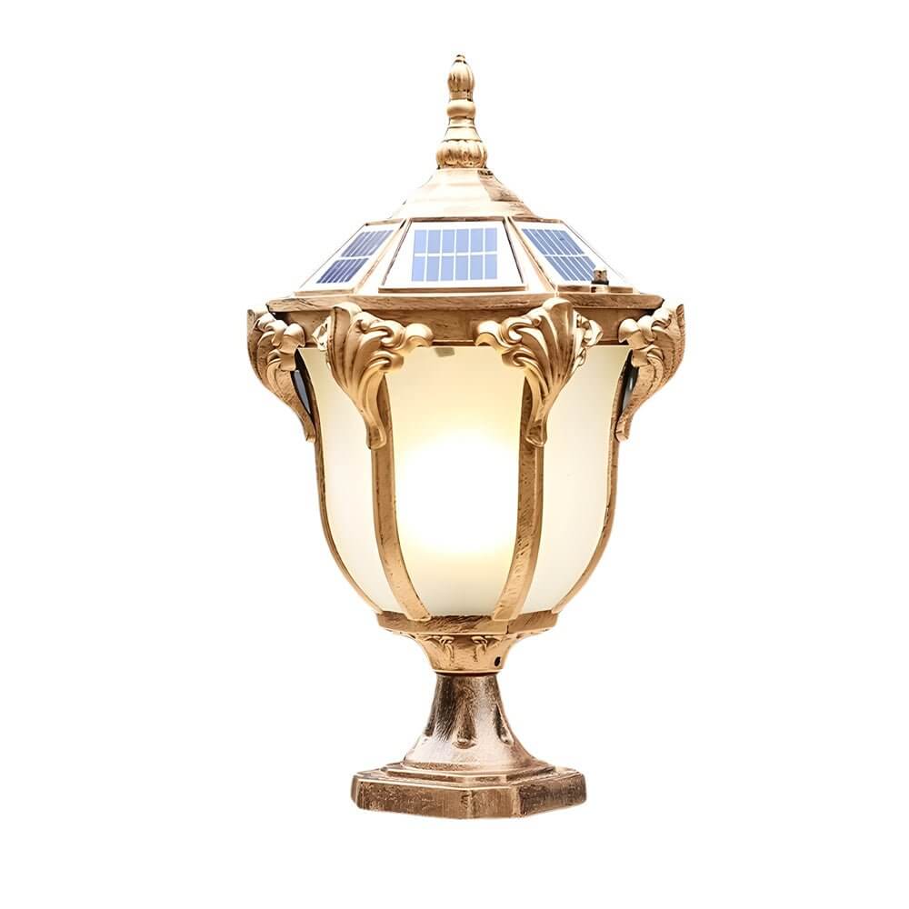 solar led outdoor pier mount post light 146 to 177 inches blackbronze finish