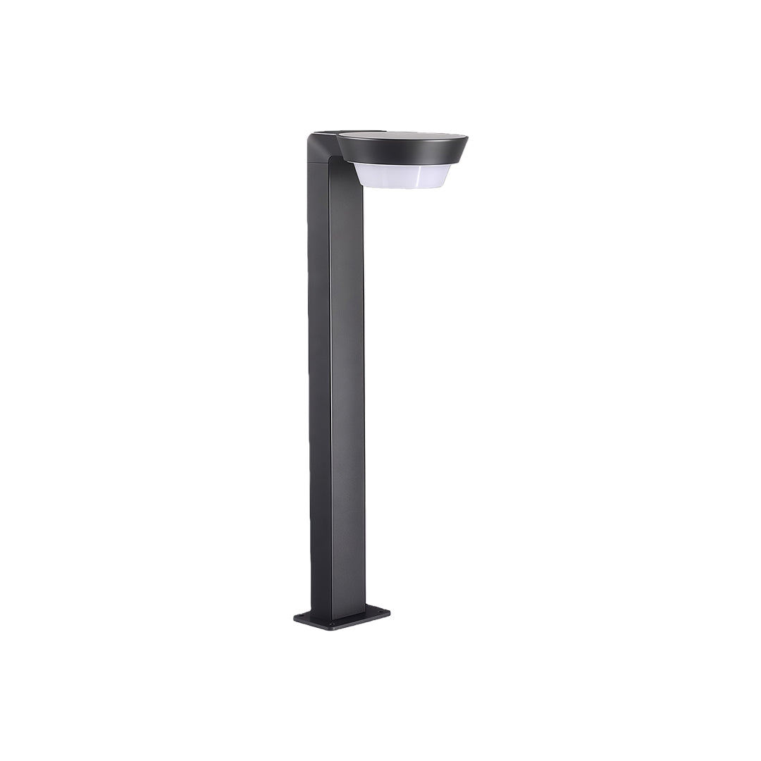 Modern Aluminum LED Path Light — Solar or Hardwired, IP54, Dusk-to-Dawn, 15.7" or 23.6"