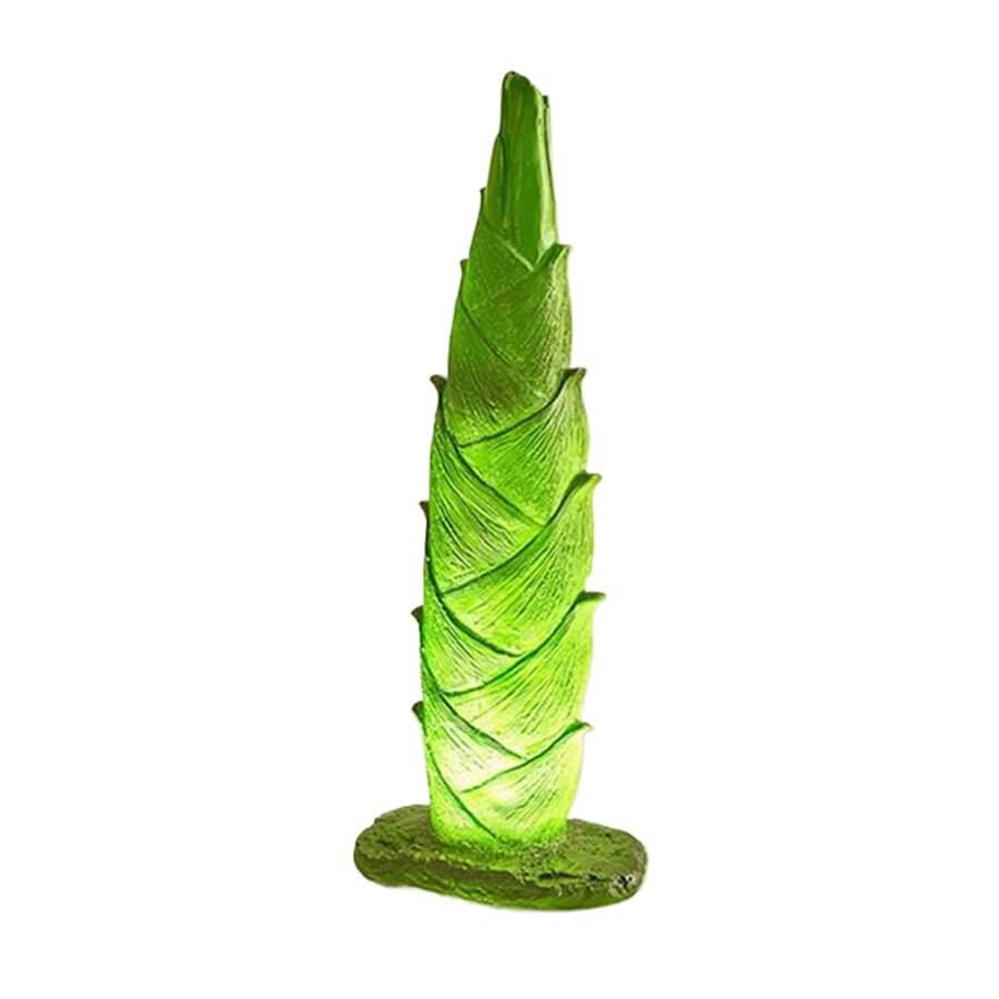solar lifelike panda and bamboo garden animal lamp modern outdoor lawn decor