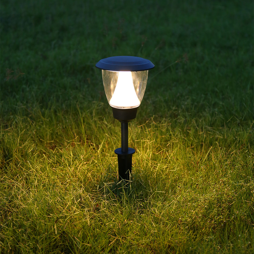 Minimalist Outdoor Path Light — Die-Cast Aluminum, 8W OSRAM LED, 3000K, IP65 Weatherproof, Black