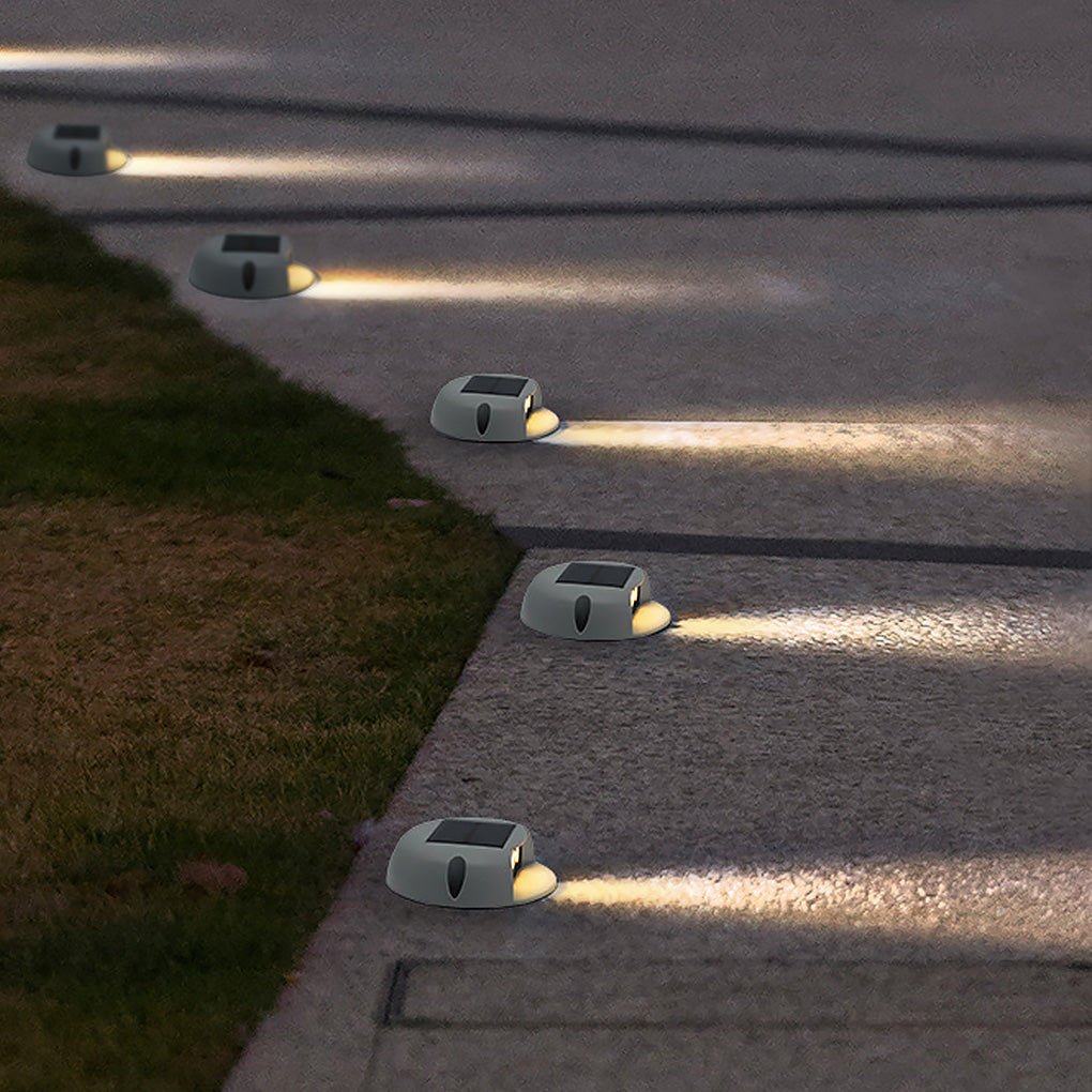 Solar Outdoor Step & Deck Light — ABS and Glass, LED 2W, IP65 Weatherproof, Warm White / Daylight