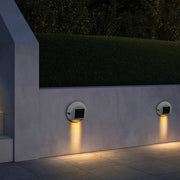 Solar Outdoor Step & Deck Light — ABS and Glass, LED 2W, IP65 Weatherproof, Warm White / Daylight